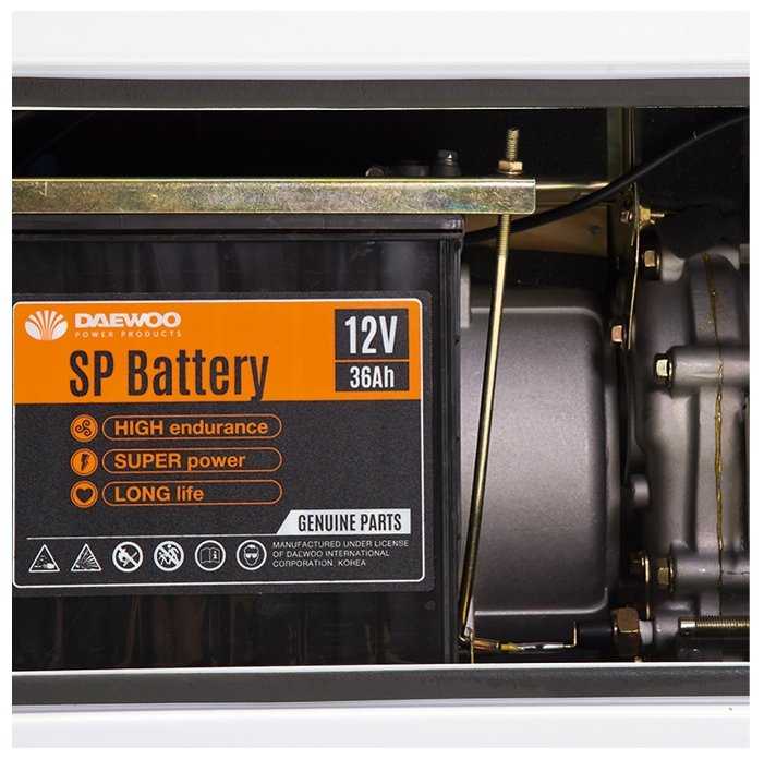 Дизельный генератор Daewoo Power Products DDAE 10000DSE-3, (8000 Вт) фотография 5
