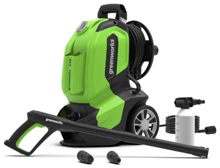 Мойка высокого давления greenworks G40 фотография 2