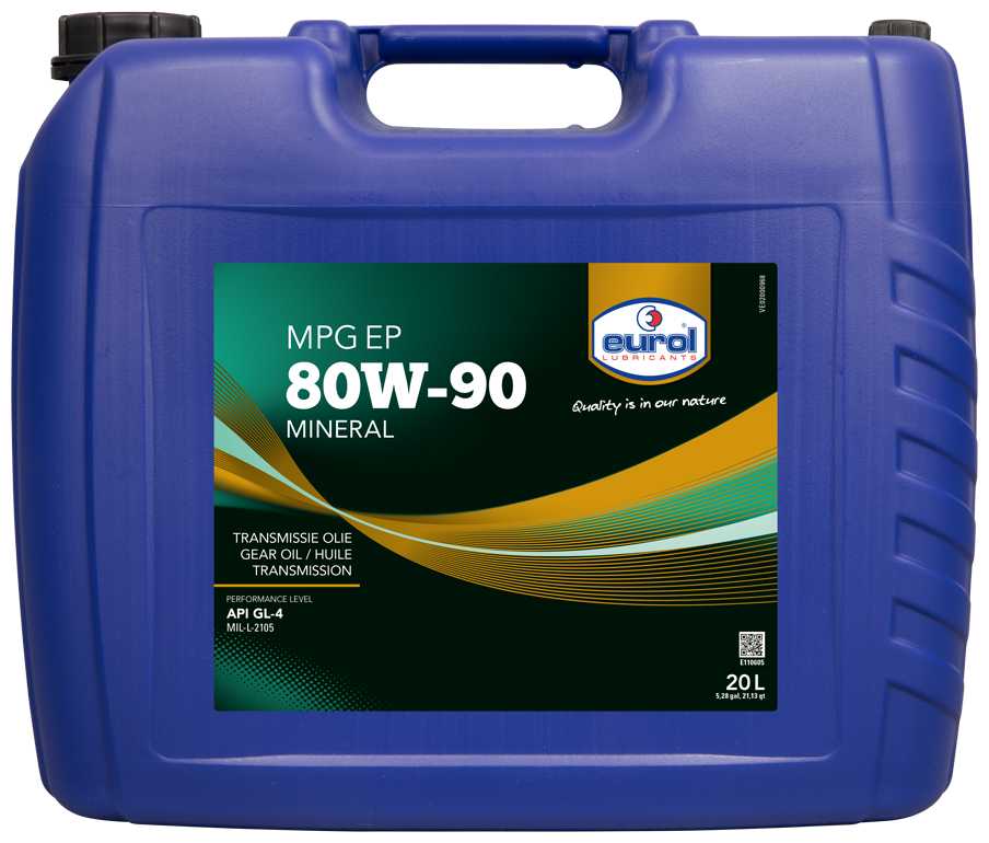 Масло трансмиссионное Eurol MPG EP 80W90 80W-90 фотография 2