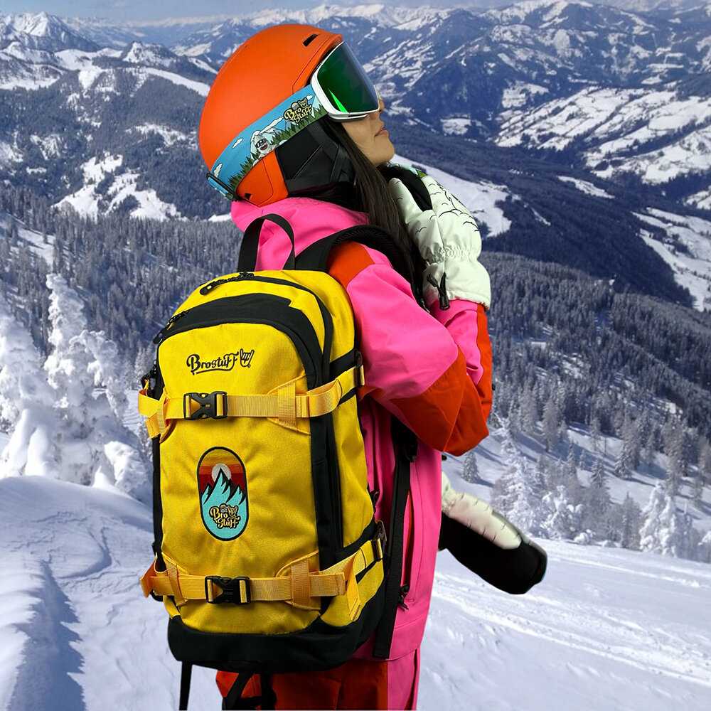 Маска для сноуборда, горных лыж BroStuff powder yeti фотография 30