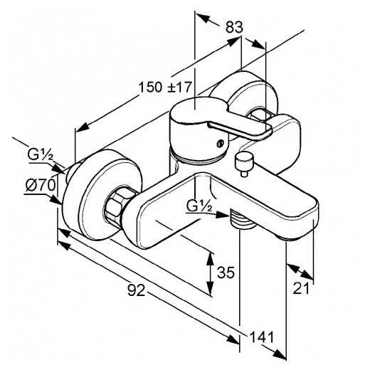 Душевой гарнитур KLUDI Logo Neo 376840575, фотография 2
