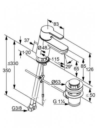 Душевой гарнитур KLUDI Logo Neo 376840575, фотография 3