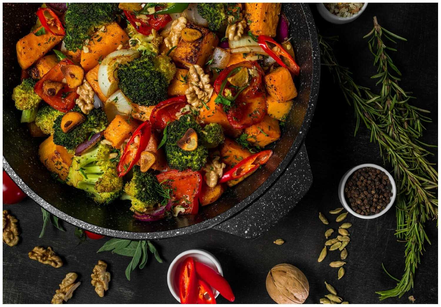 Сковорода-жаровня НЕВА МЕТАЛЛ ПОСУДА Индукция Гранит (L186540i) фотография 7