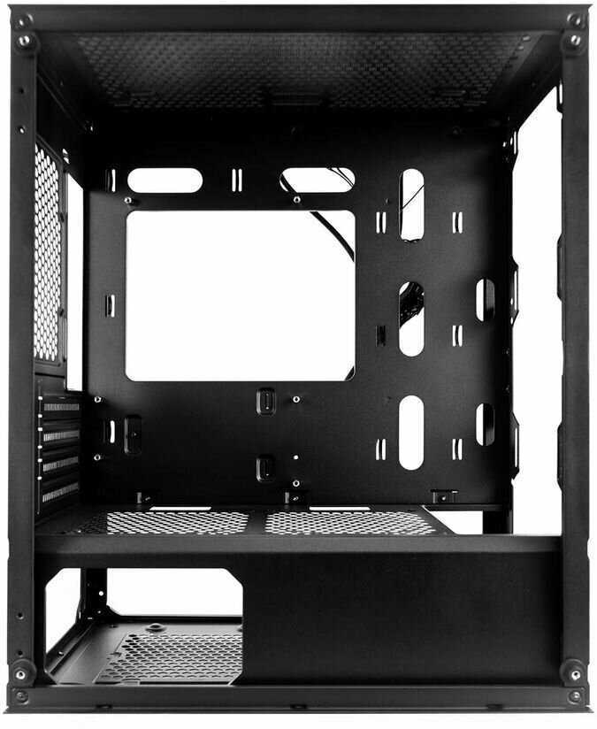 Корпус 1STPLAYER TRILOBITE T3 mATX, TG / 4x 120mm LED fans (T3-BK-4F1) фотография 3