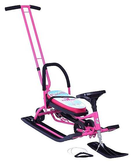 Снегокат Барс 111 Mobile с Т-образным толкателем и колесной базой фотография 15