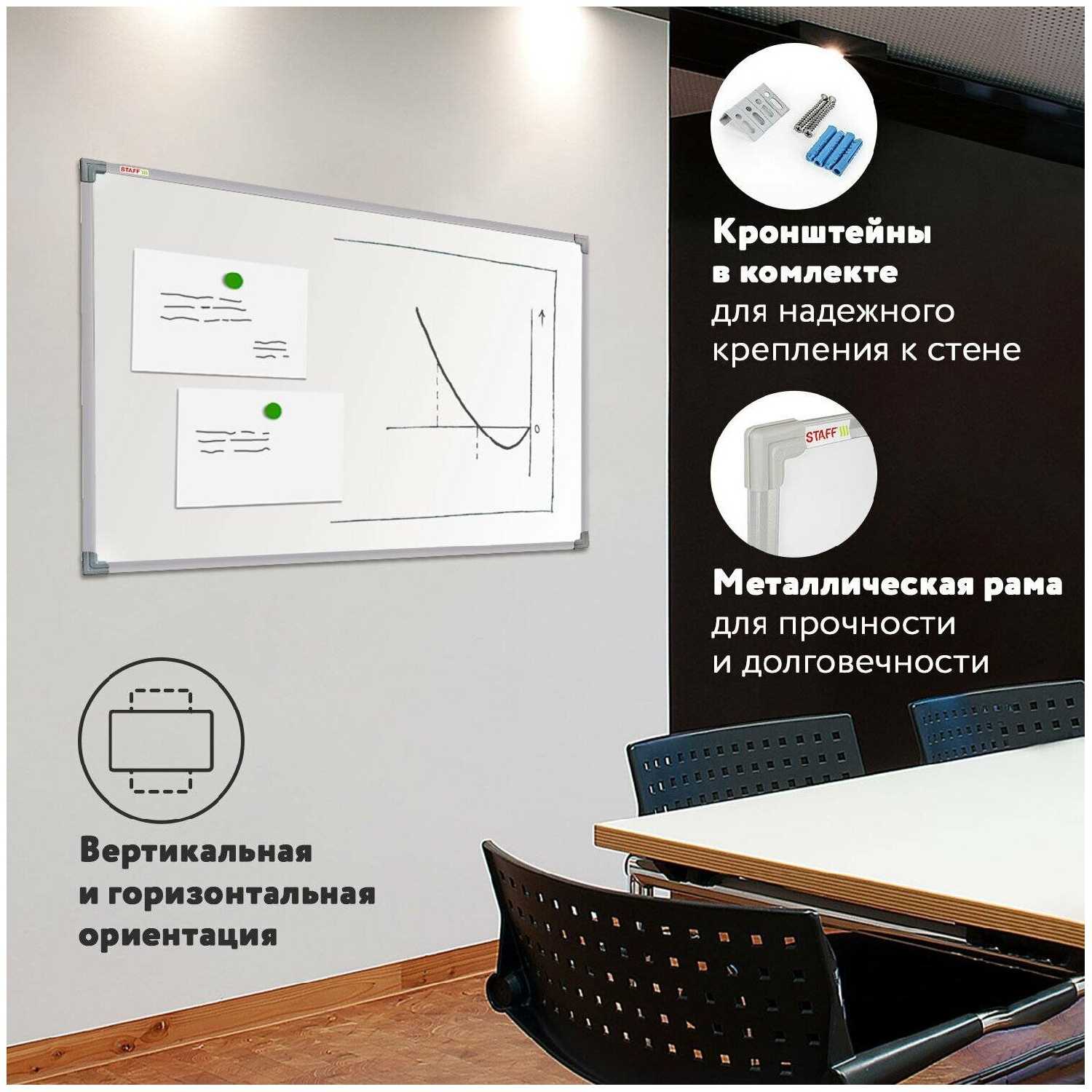 Доска магнитно-маркерная STAFF ECO (238137) фотография 5