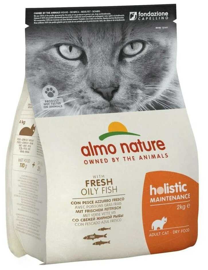 Корм для кошек Almo Nature Holistic Maintenance (с жирной рыбой)