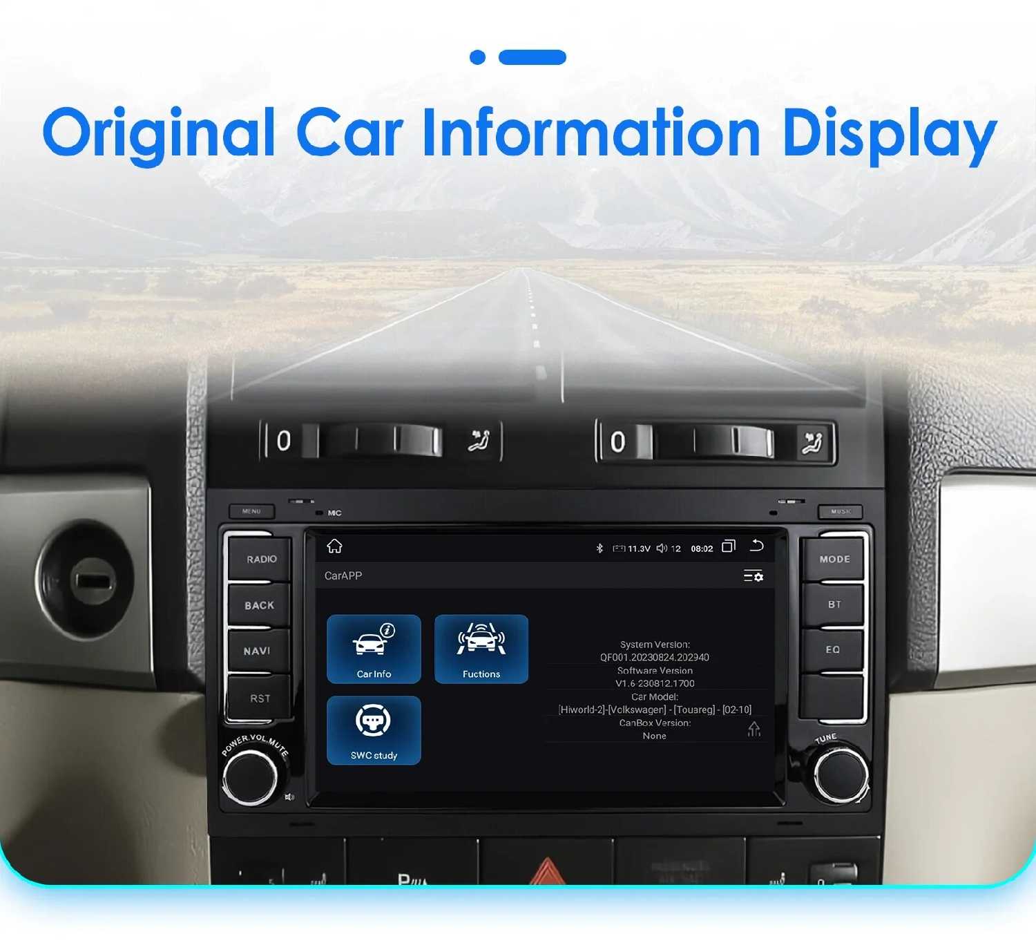 Автомагнитола Carplay Android для Volkswagen VW Touareg Multivan T5 Transporte 2004-2011 (7862) фотография 20