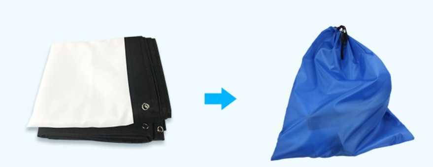 Складной экран для проектора Shakachu FWB100R (100