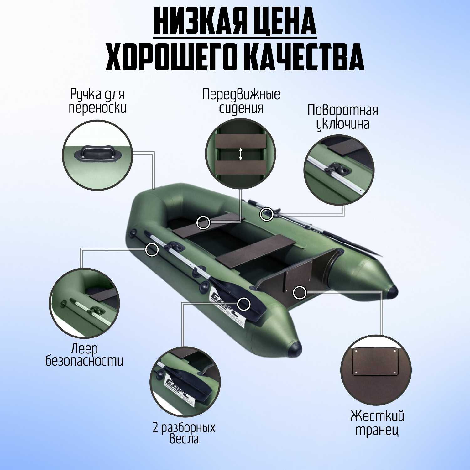 Лодка надувная Барс Барс-260 фотография 32