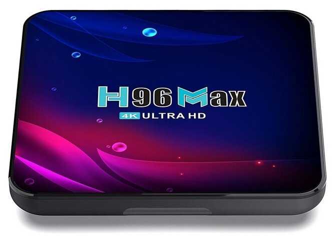 Смарт ТВ приставка Smart TV Box H96 Max V11 4/32GB, Rockchip RK3318, Android 11.0, Wi-Fi 2.4/5GHz, Smart TV Box UHD 4K, Андроид ТВ бокс, Медиаплеер фотография 1