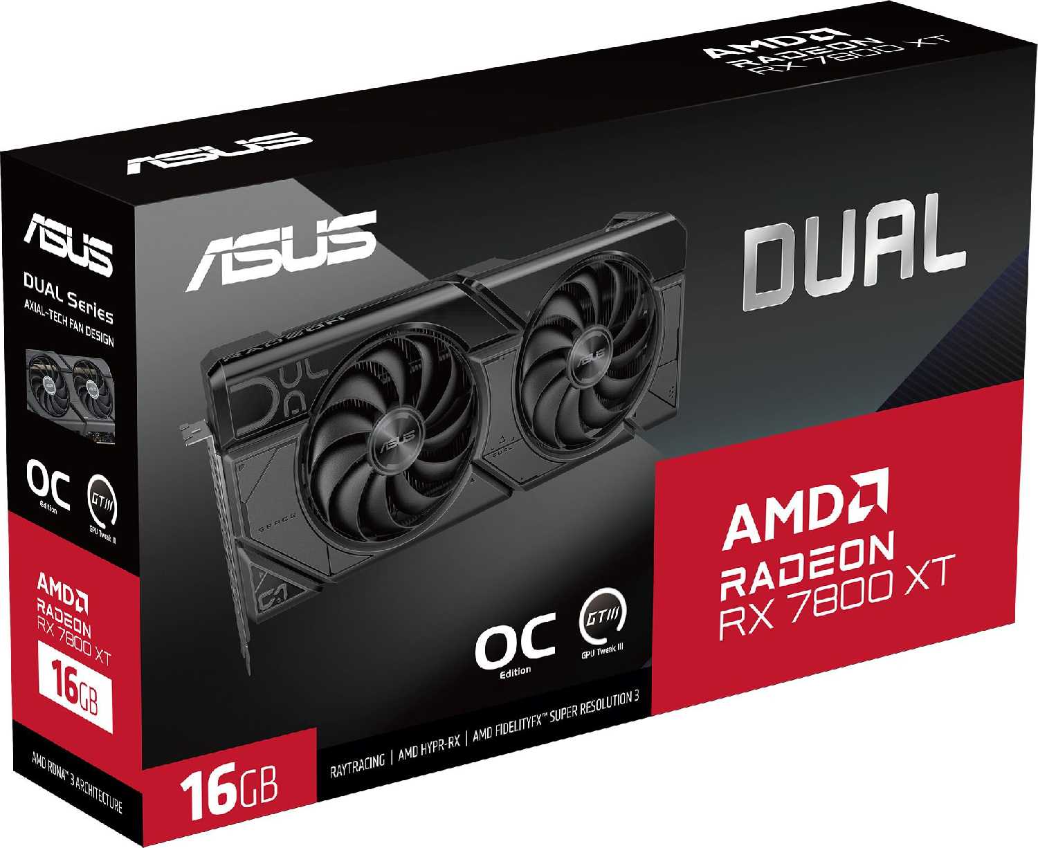 Видеокарта ASUS DUAL-RX7800XT-O16G (RX7800XT) фотография 14