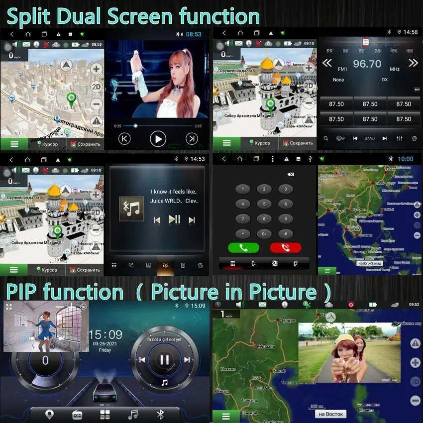 Автомобильное радио DSP Carplay Android фотография 5