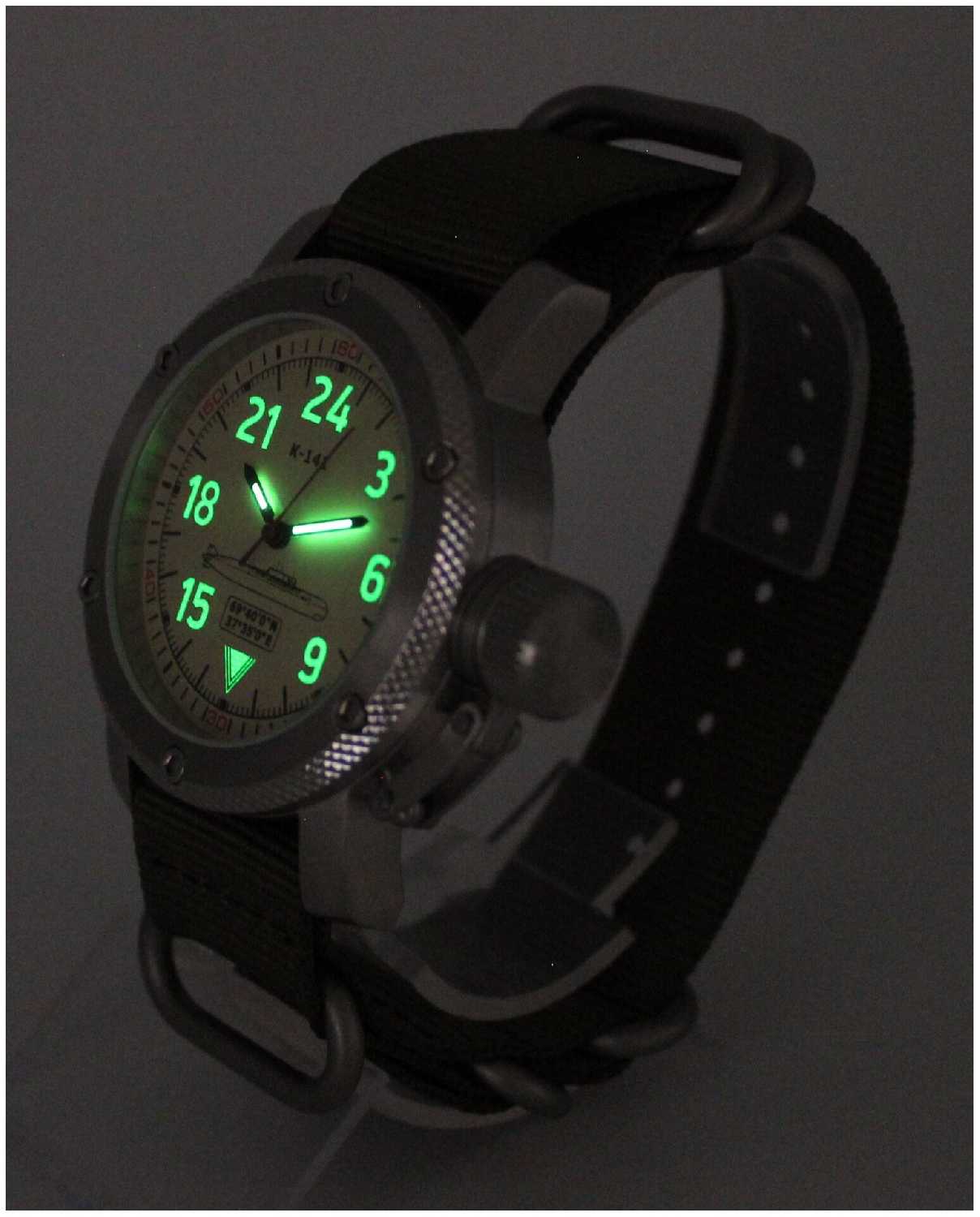 Часы К-141 / Курск (Oscar-II) механические с автоподзаводом (сапфировое стекло) 1087.21 фотография 6