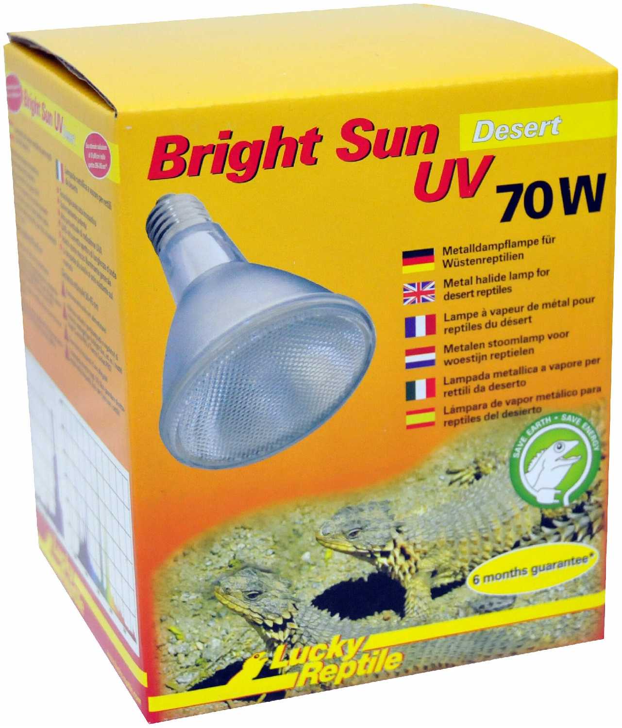 Лампа Lucky Reptile Bright Sun UV Desert (BSD-70) фотография 5