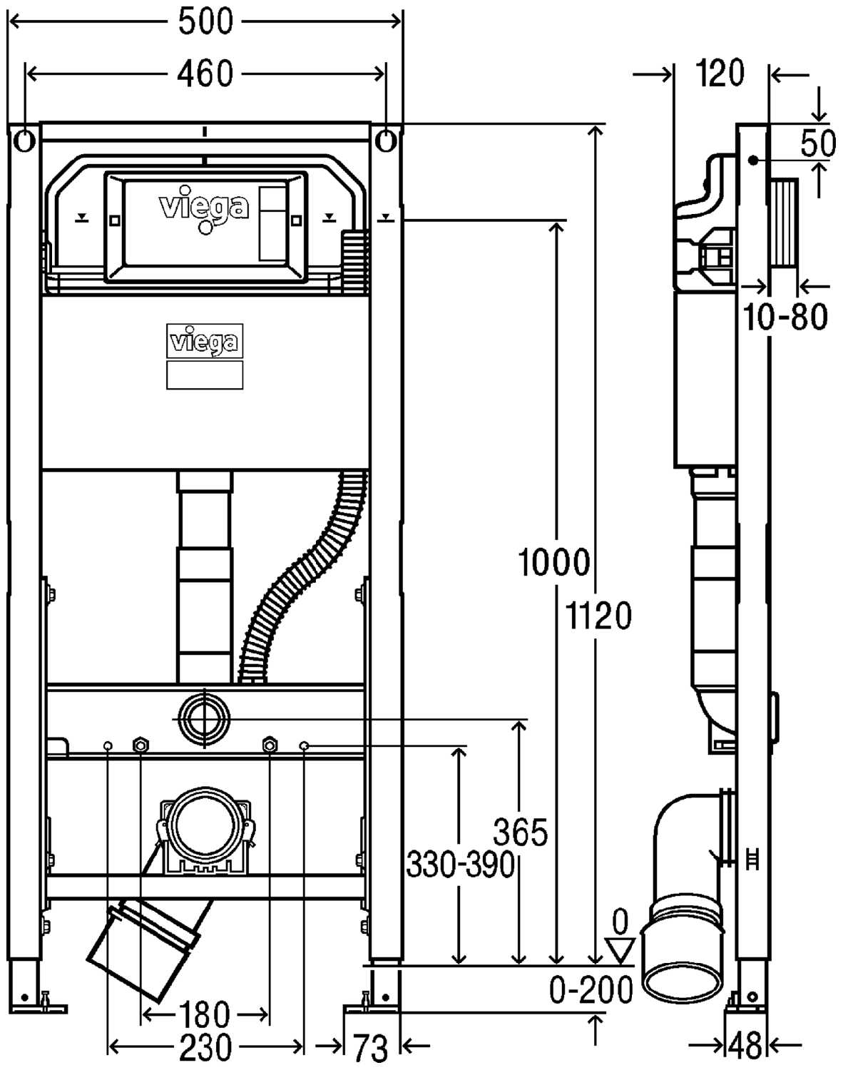 Рамная инсталляция Viega Prevista Dry (771 997) фотография 1