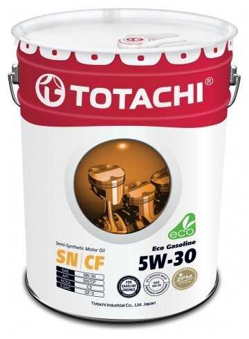 Полусинтетическое моторное масло TOTACHI Eco Gasoline SN/CF 5W-30 фотография 4