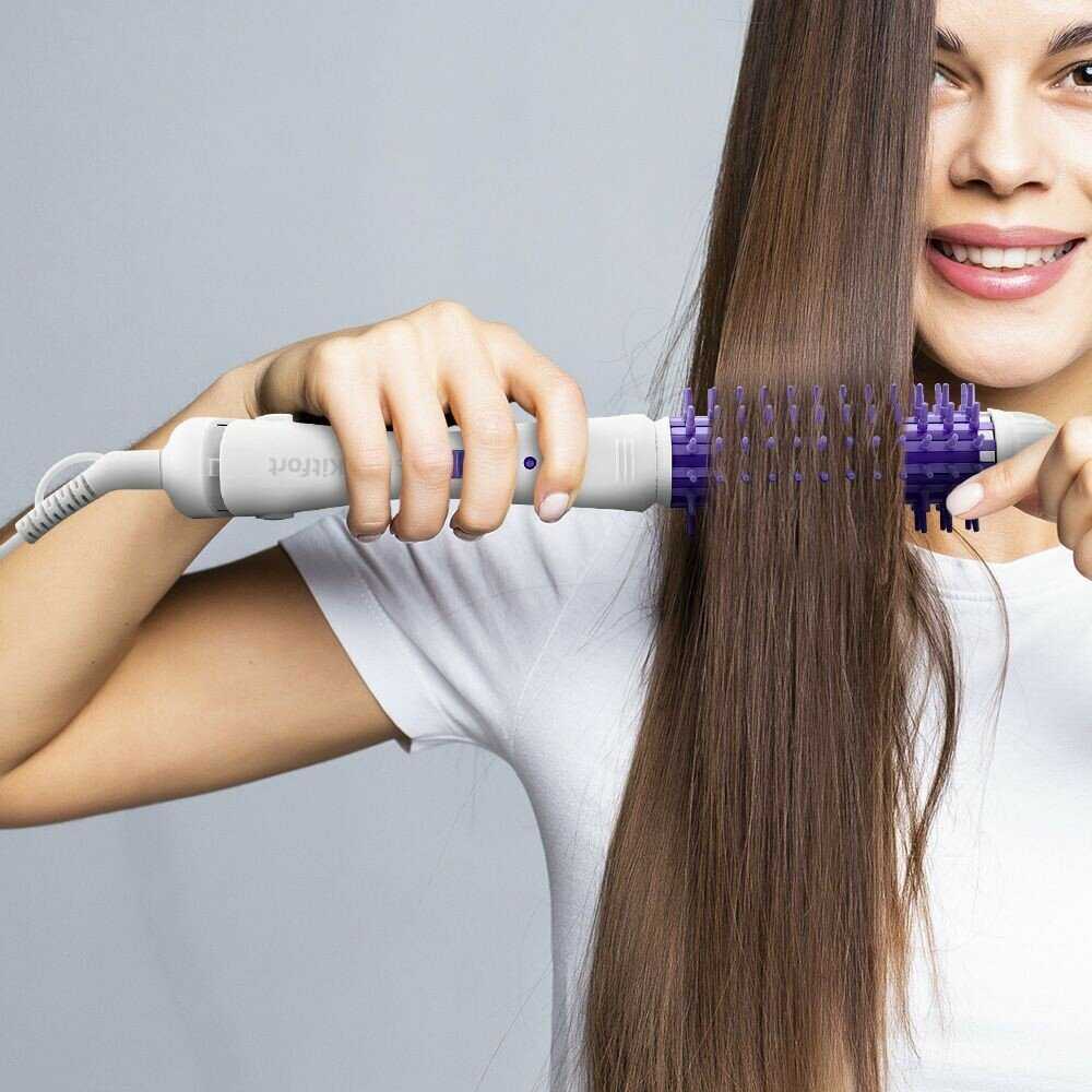 Выпрямитель для волос Kitfort KT-3262 [КТ-3262] [2 в 1] фотография 3