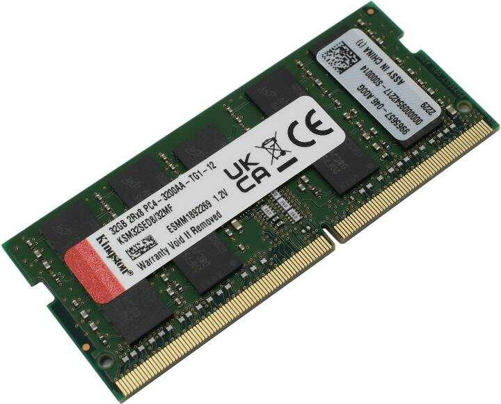 Память Kingston KSM32SED8/32MF (32Gb SO-DIMM ECC) фотография 1