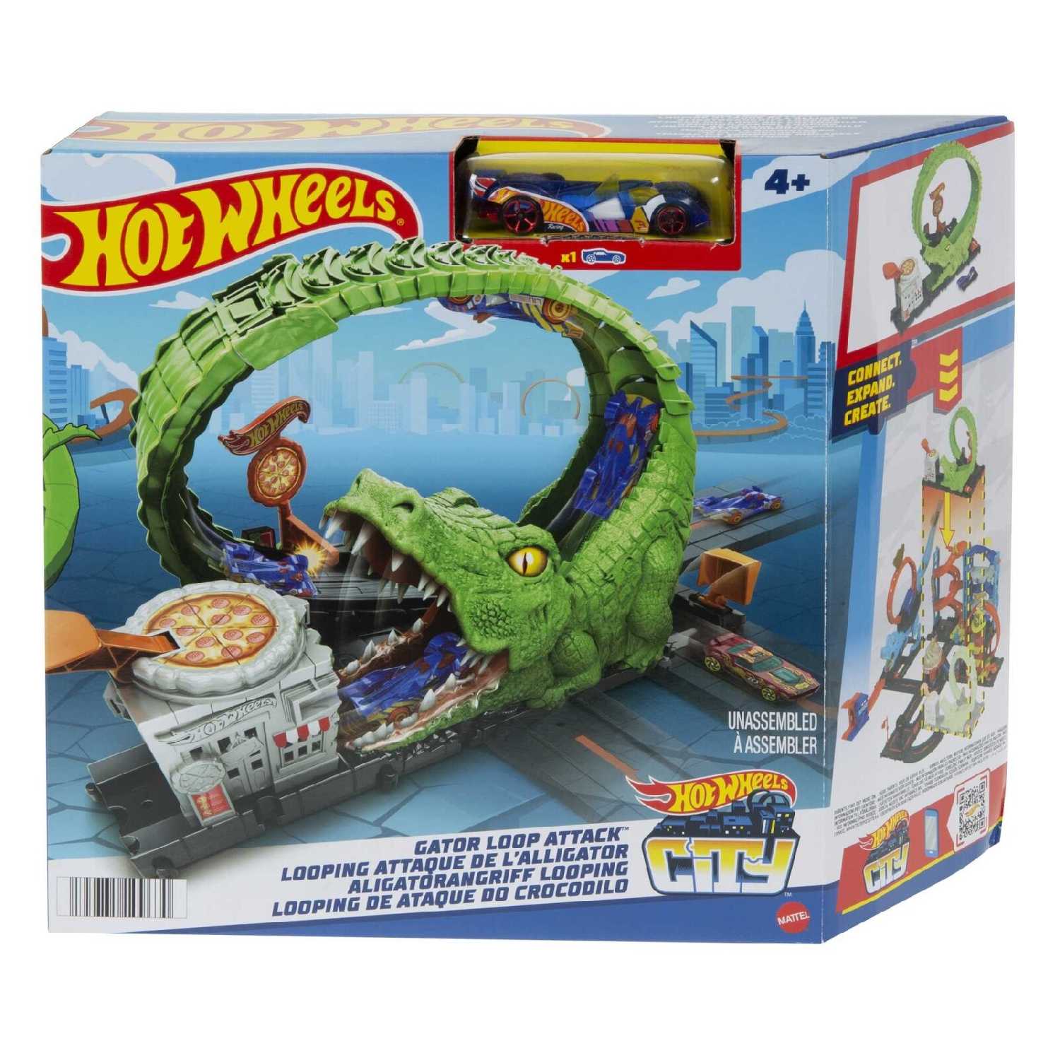 Набор игровой Hot Wheels Атака аллигатора (HKX39) фотография 4