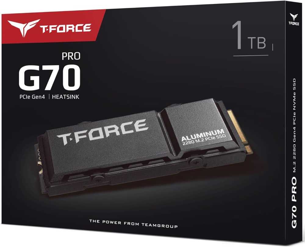 Накопитель SSD Team T-Force G70 Pro Aluminum Heatsink (TM8FFH001T0C128) фотография 2