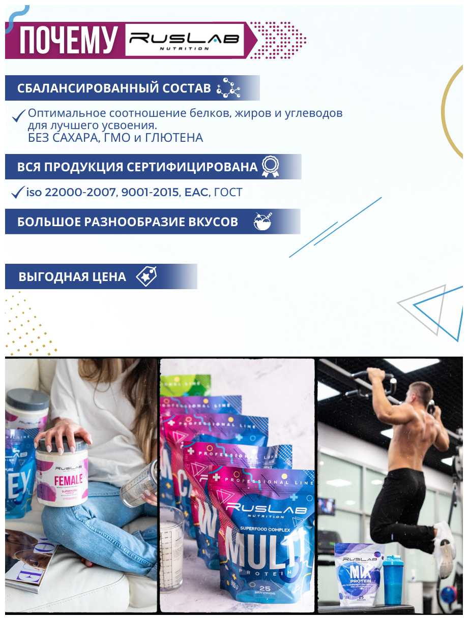Протеин сывороточный WHEY PRO 65, белковый коктейль (416 гр), вкус имбирный пряник фотография 4