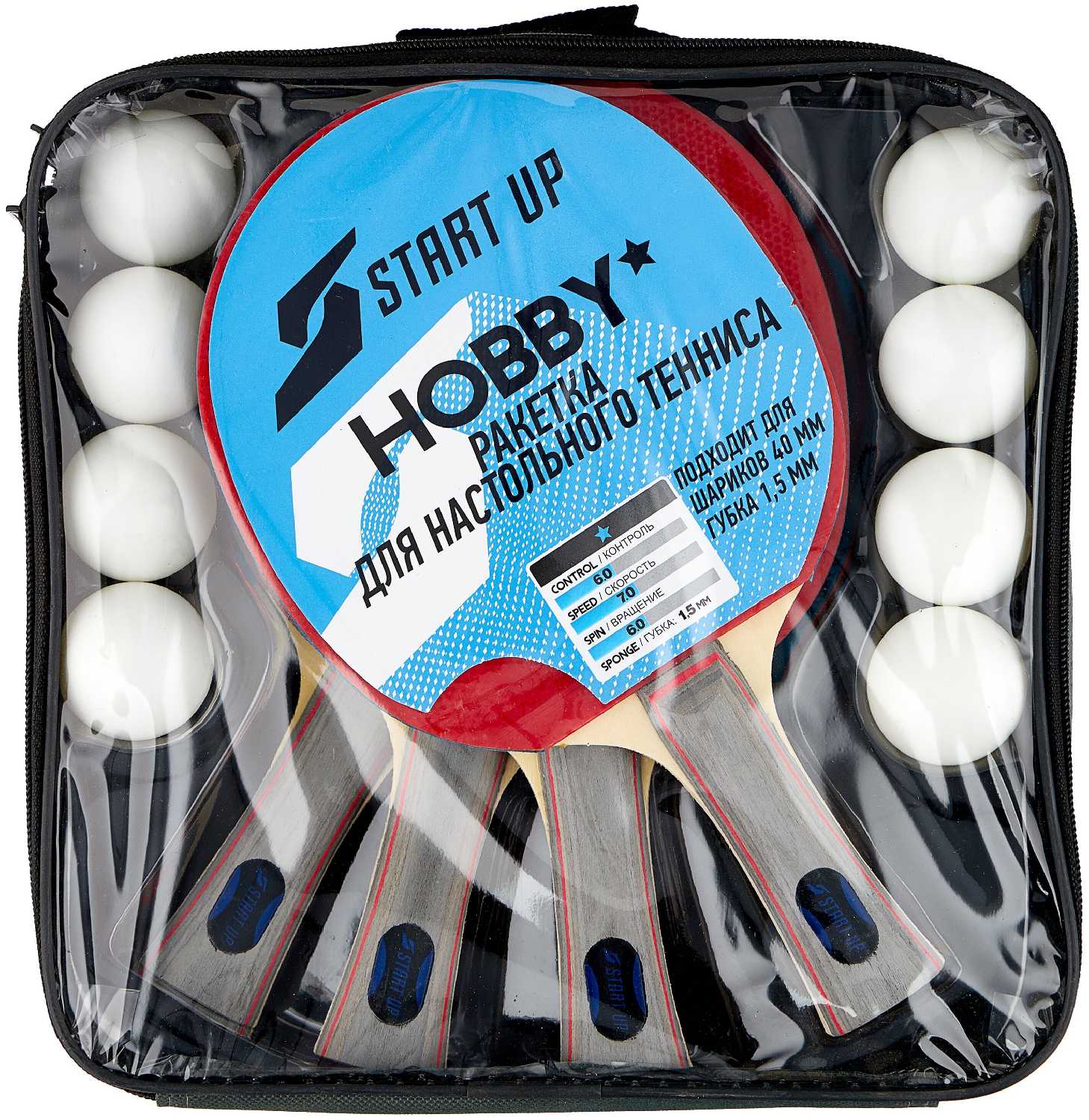 Ракетки для настольного тенниса START UP (BB02/1) фотография 4
