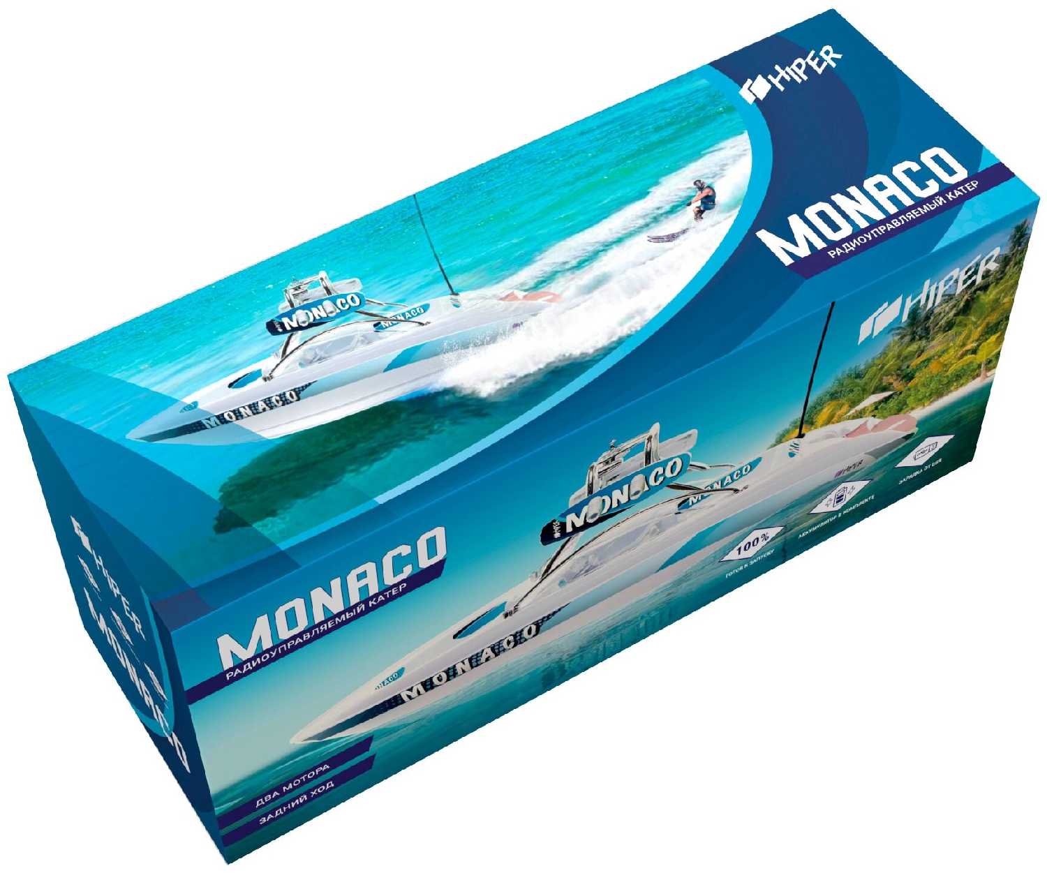 Катер HIPER Monaco HBT-0032, 1:32, 39 см фотография 8
