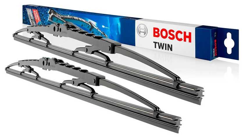 Щетка стеклоочистителя каркасная Bosch Twin 725, 2 шт. фотография 5