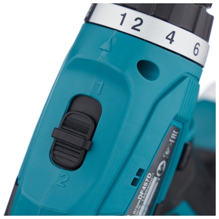 Аккумуляторная дрель-шуруповерт Makita DF457DWE фотография 6