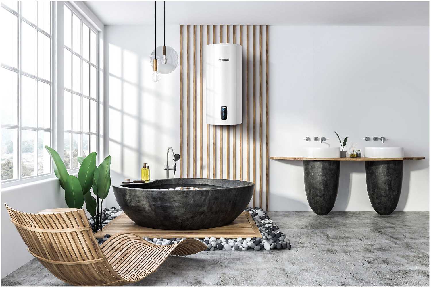 Водонагреватель накопительный THERMEX Lima 50 V Wi-Fi фотография 2
