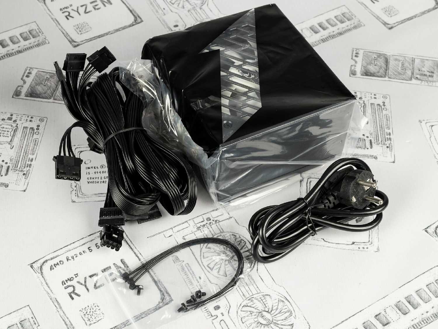 Блок питания 1stPlayer PS-600FK (600W) фотография 16