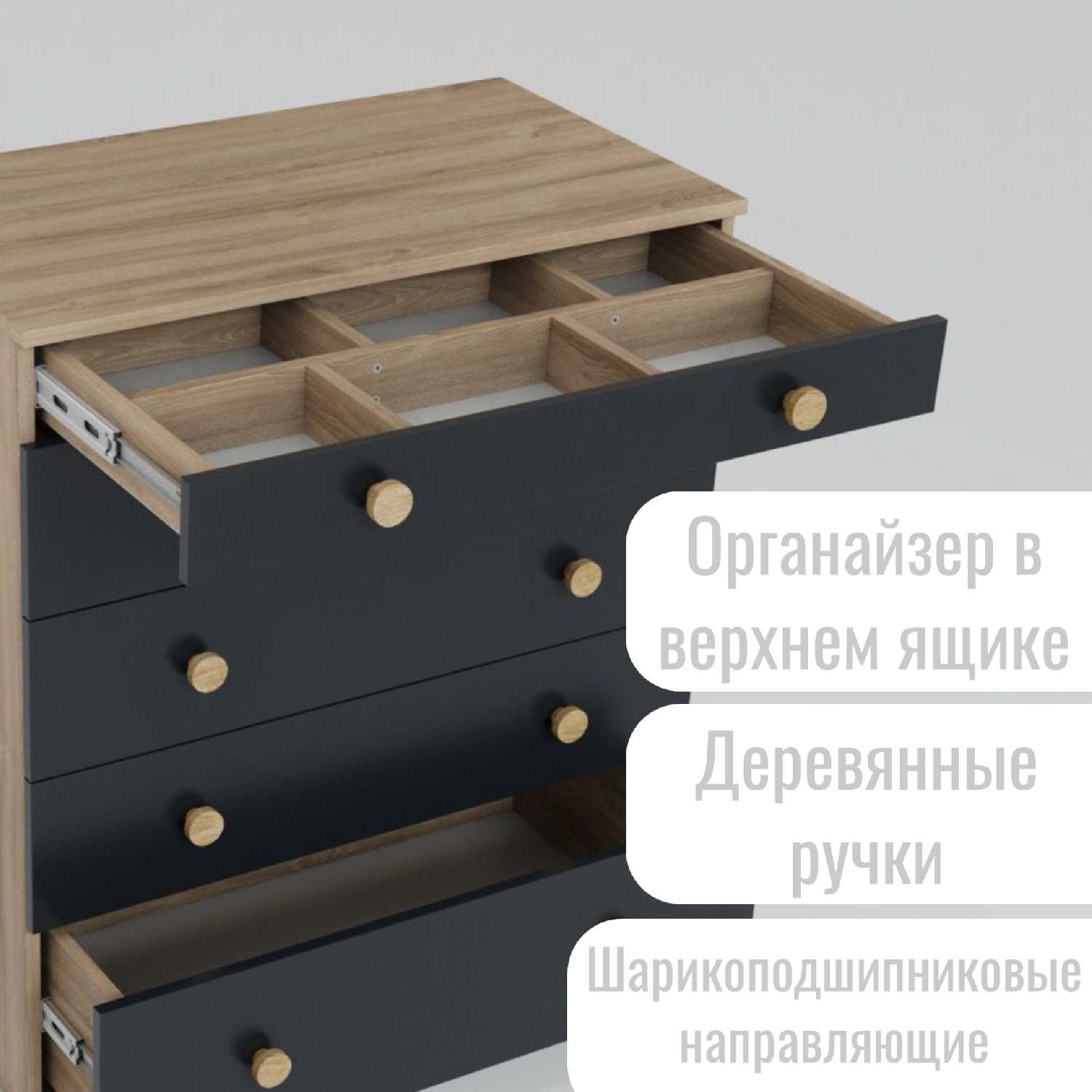 Комод Incanto Идеальный (с пеленальным столиком) фотография 8