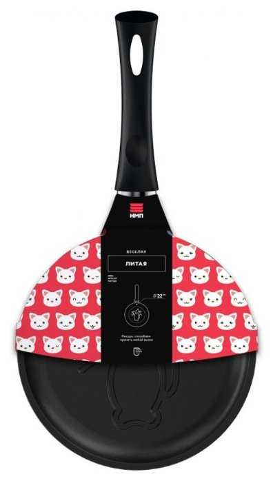 Сковорода блинная НЕВА МЕТАЛЛ ПОСУДА Кот фотография 5