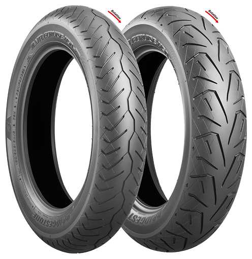 Мотошина / шина для мотоцикла Bridgestone H50 Battlecruise (140/75R17 69V) фотография 9
