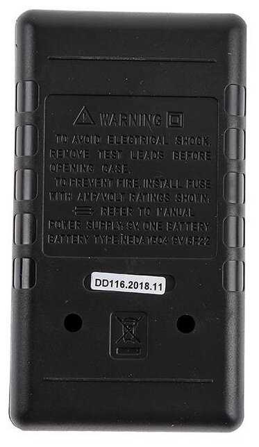 Мультиметр цифровой TEK DT 832 фотография 8