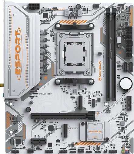 Материнская плата Maxsun eSport B850M WIFI ICE [MS-eSport B850M WIFI ICE]