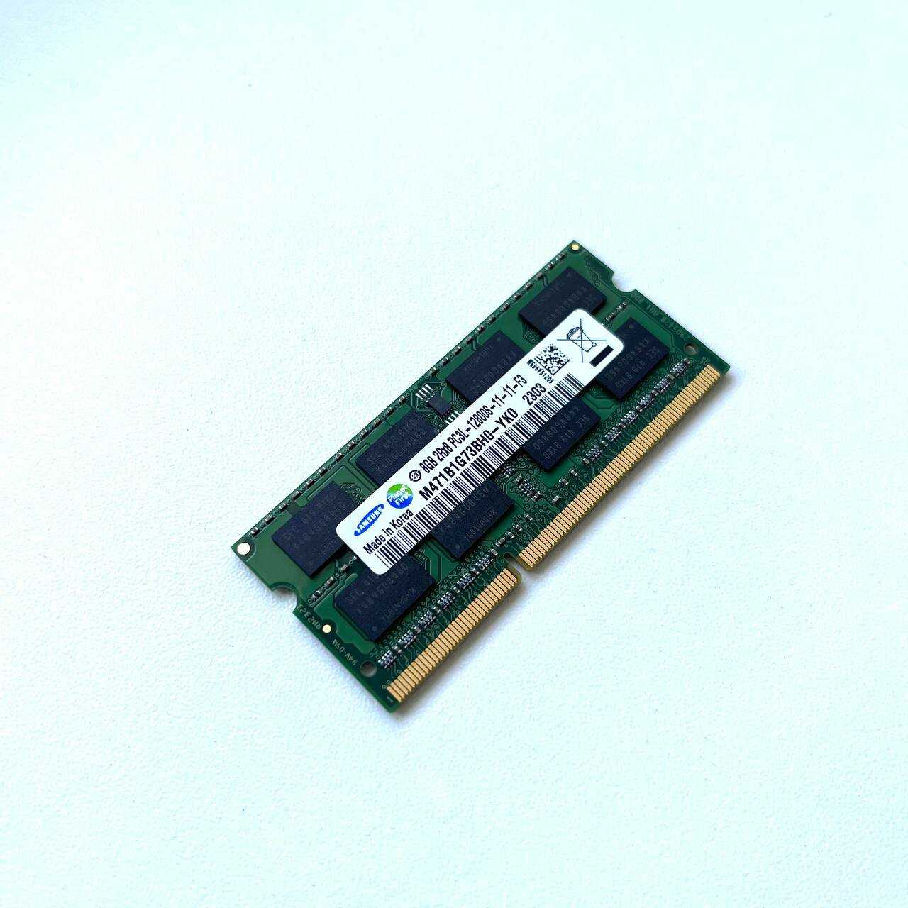 Оперативная память Samsung Basic 8 ГБ DDR3L SODIMM CL11 (M471B1G73BH0-YK0) фотография 5