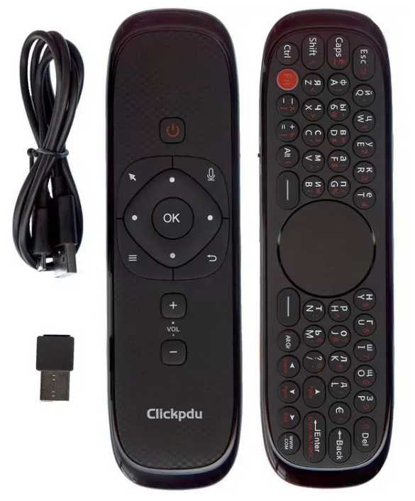 Пульт Huayu ClickPDU L Air Mouse W2 для компьютера фотография 2