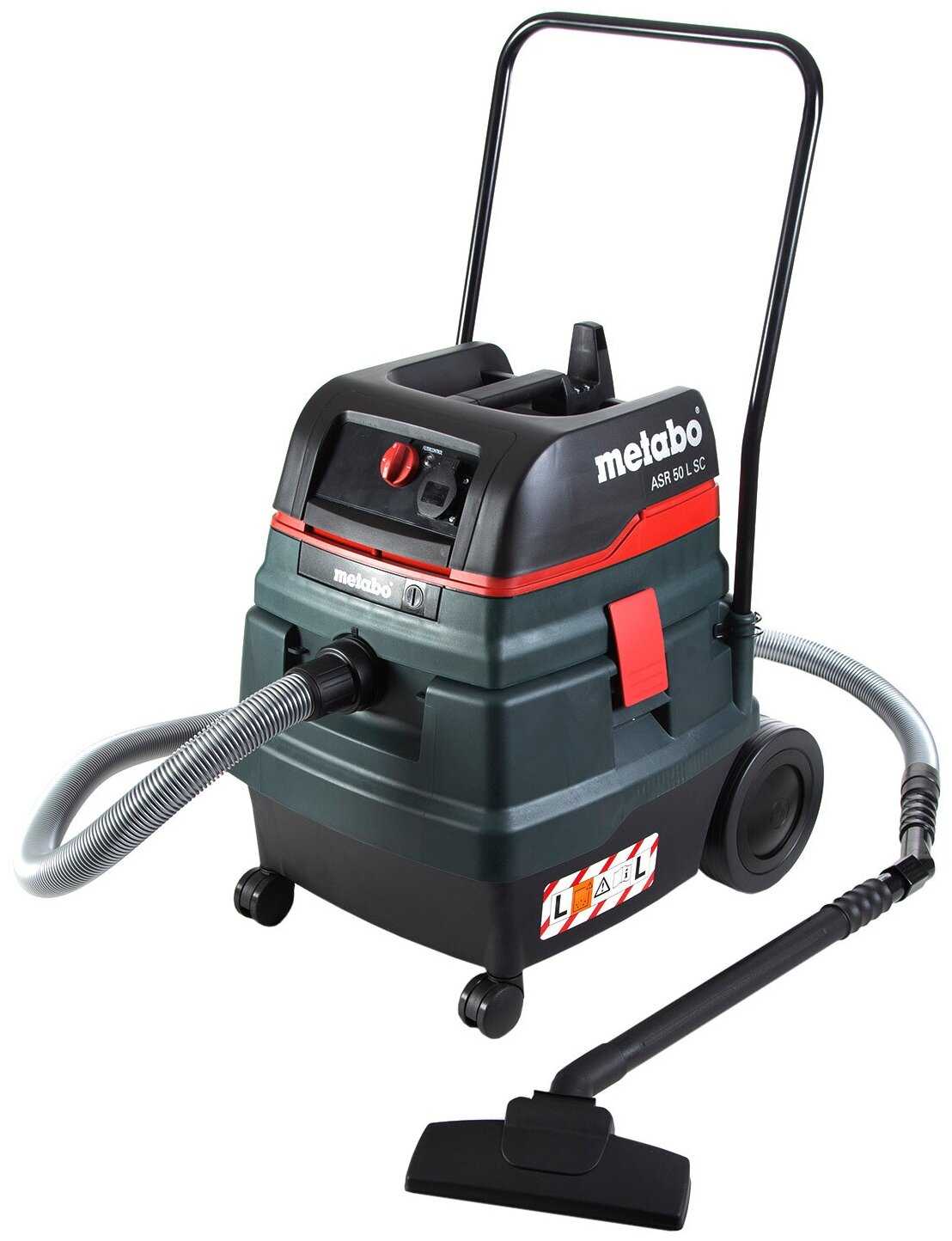 Пылесос промышленный Metabo ASR 50 L SC (1400 Вт) фотография 3
