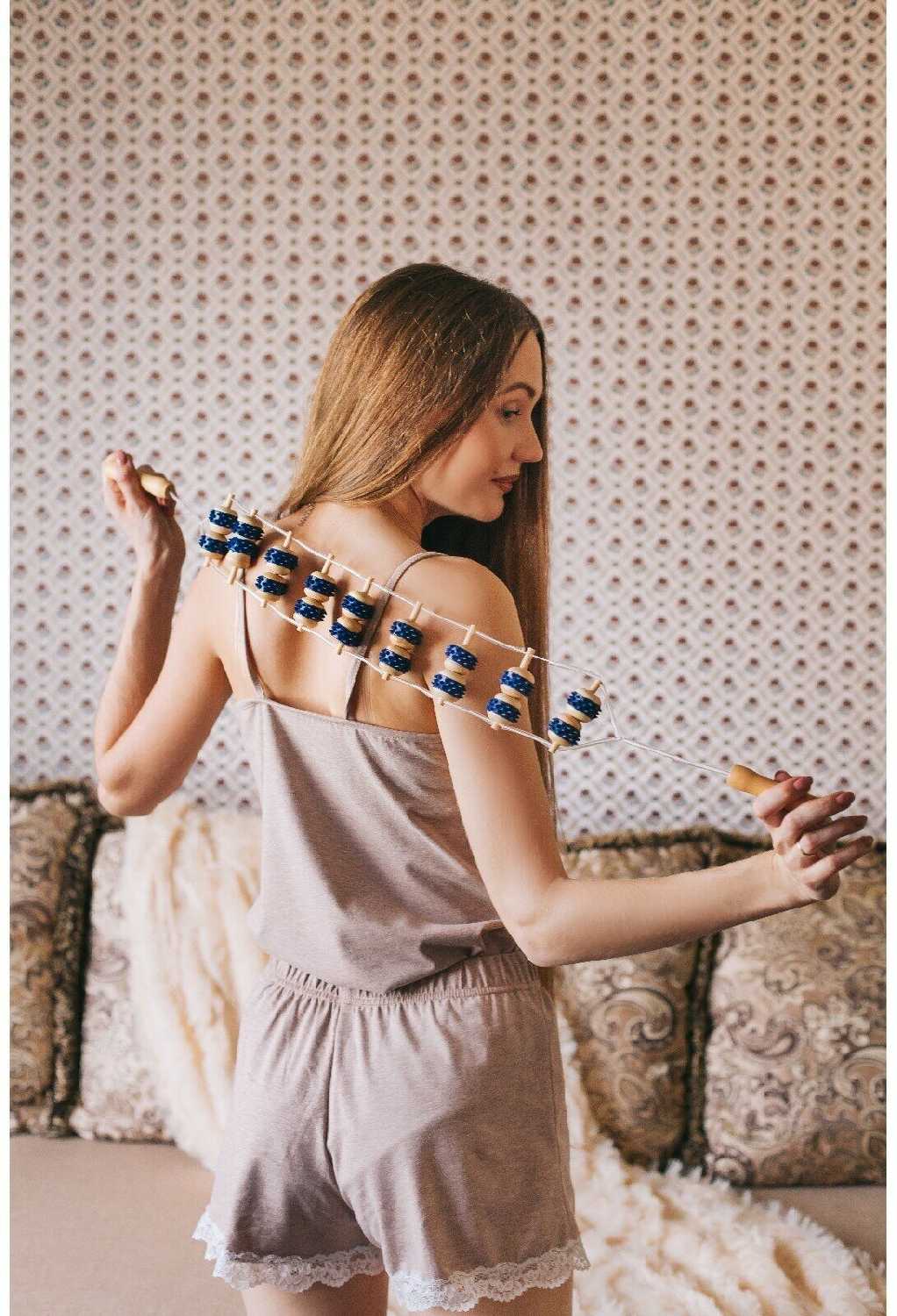 Массажёр-лента Массажёр-лента для спины (9 звеньев) фотография 8