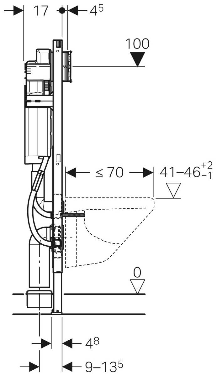 Рамная инсталляция GEBERIT DuofixUP 320 (111.350.00.5) фотография 3