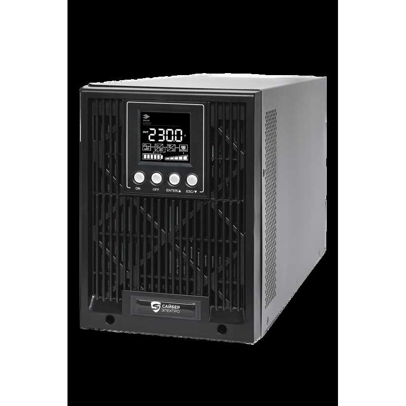 ИБП Сайбер электро UPS Онлайн 2000ВА/1800Вт (2 EURO + 2 IEC С13)