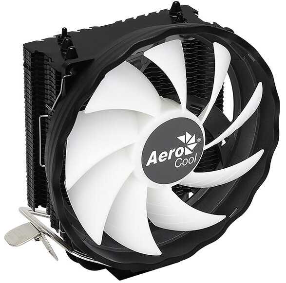 Вентилятор для процессора AeroCool Rave 3 (125W/ARGB/PWM/Soc Intel 115X/775/1200/1700 /AMD/Heat pipe 6mm x3) фотография 10