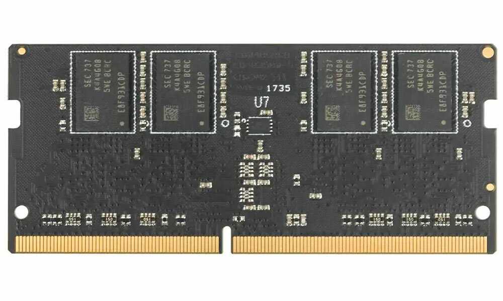 Оперативная память AMD 4 ГБ DDR4 SODIMM CL16 (R744G2400S1S-UO) фотография 12