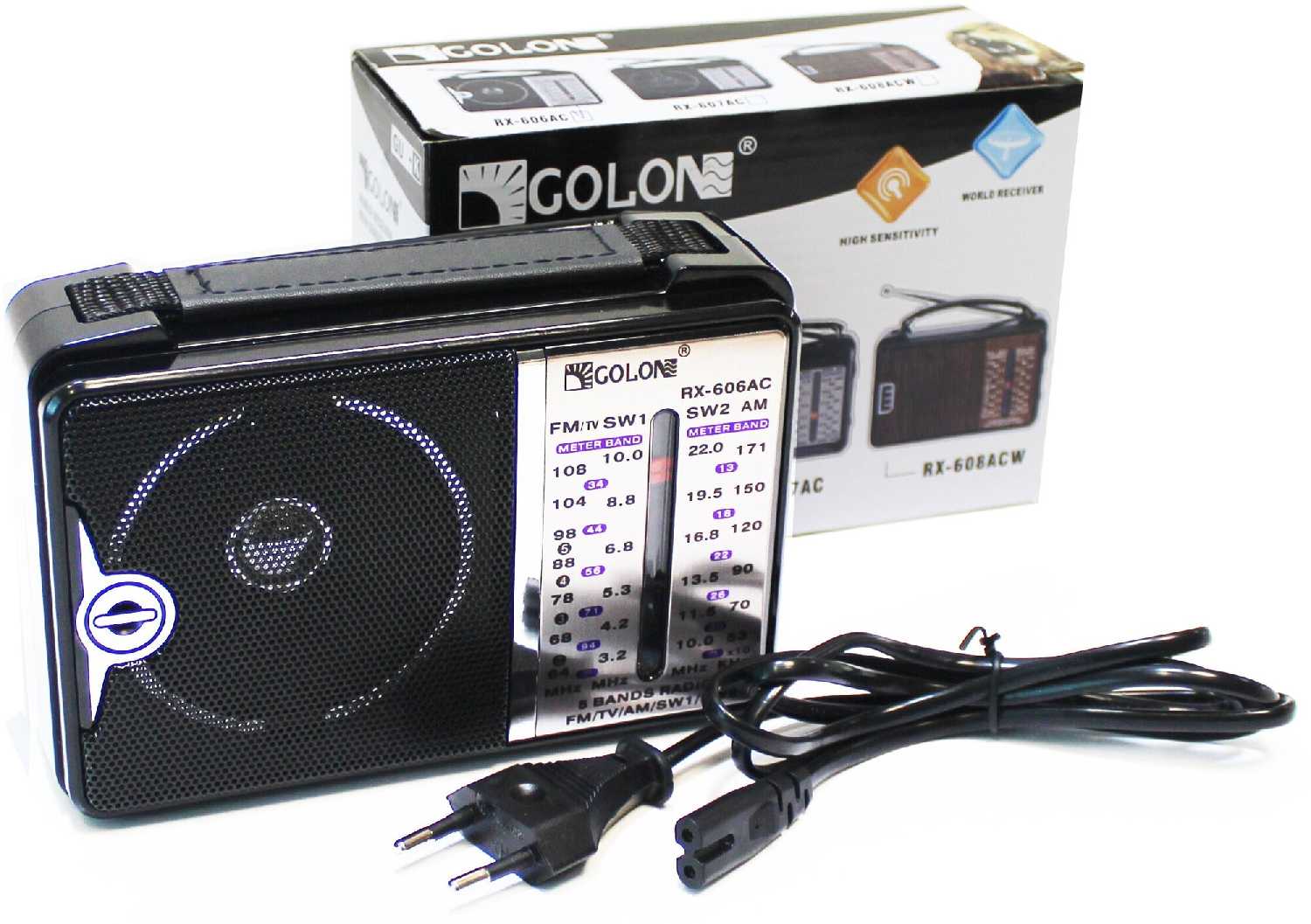 Радиоприемник GOLON RX-608 (ACW) фотография 1