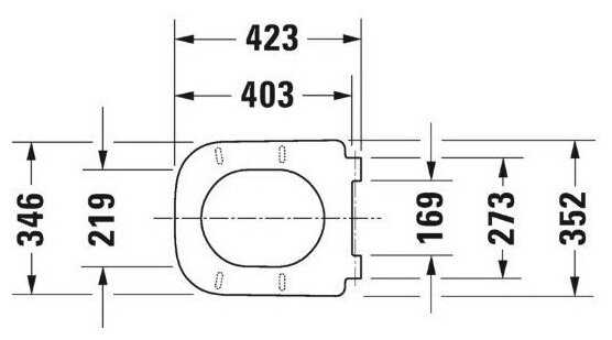Унитаз подвесной Duravit Rimless Happy D.2, 2222098900 фотография 6