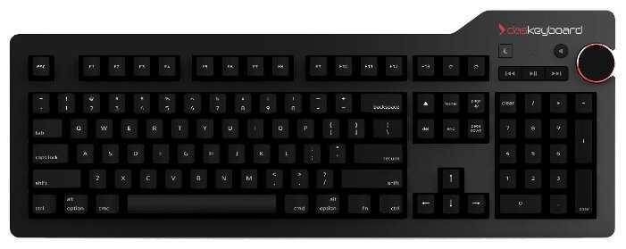 Клавиатура Das Keyboard 4 Professional for Mac Cherry MX Blue Black USB