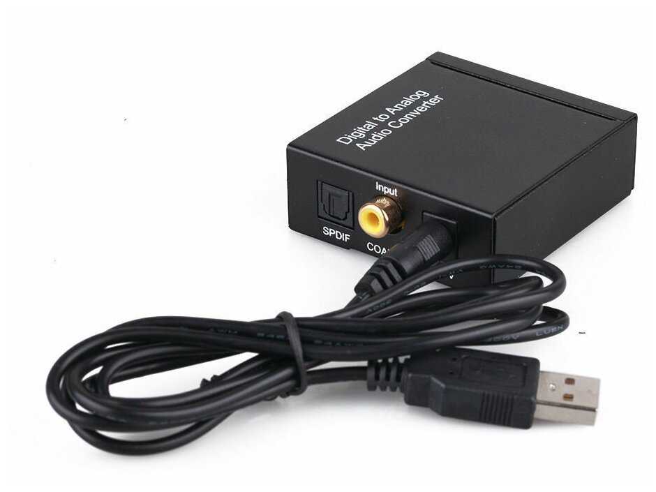 Конвертер ЦАП PALMEXX AY57A Digital to Analog Audio Converter (Toslink+Coaxial to L/R+3.5mm) фотография 3