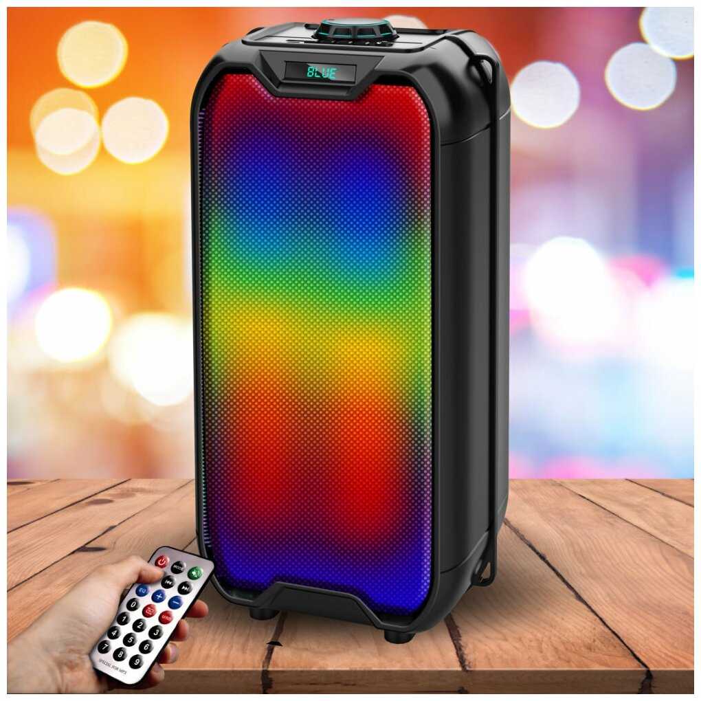 Акустическая колонка GINZZU GM-221, 24Вт, подсветка, 2400 мАч фотография 1